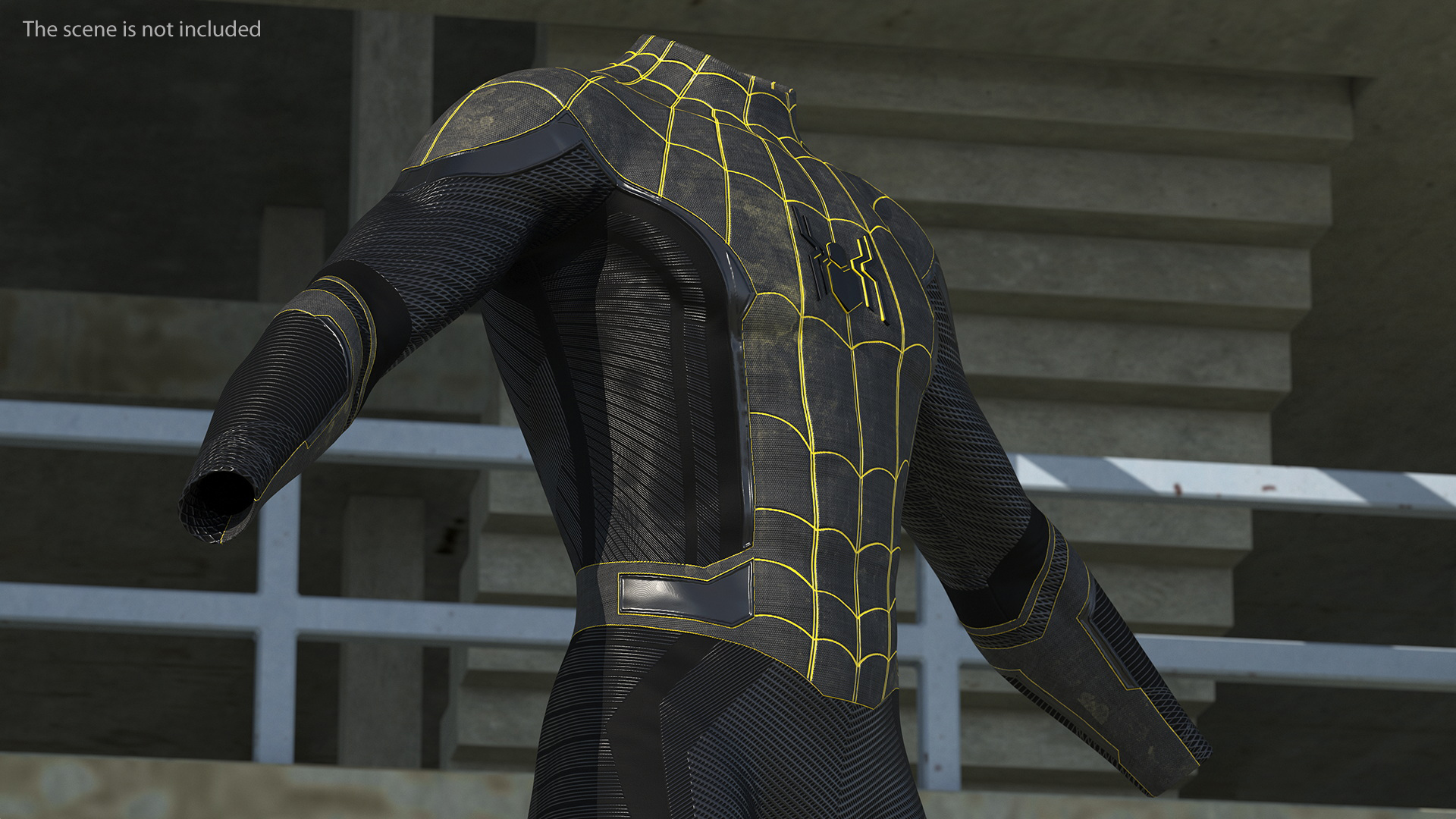 3D model Spiderman Black Suit