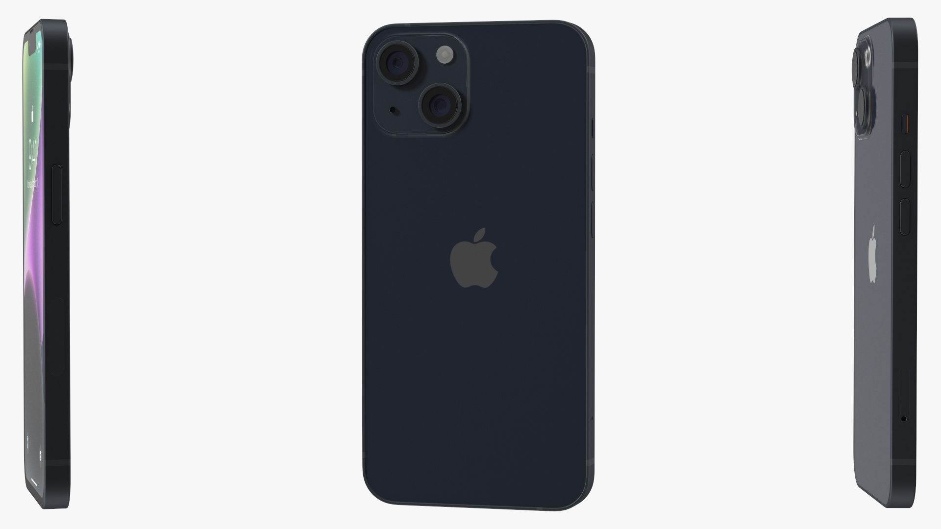 Apple iPhone 14 Midnight 3D model