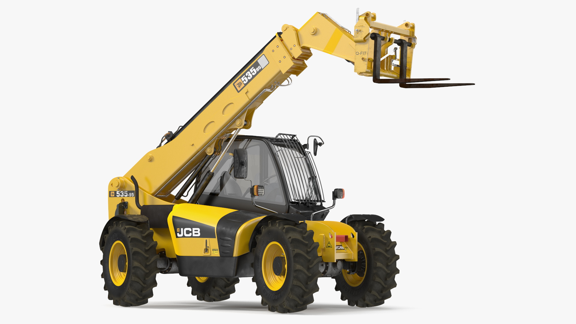 3D Telehandler JCB 535 Rigged