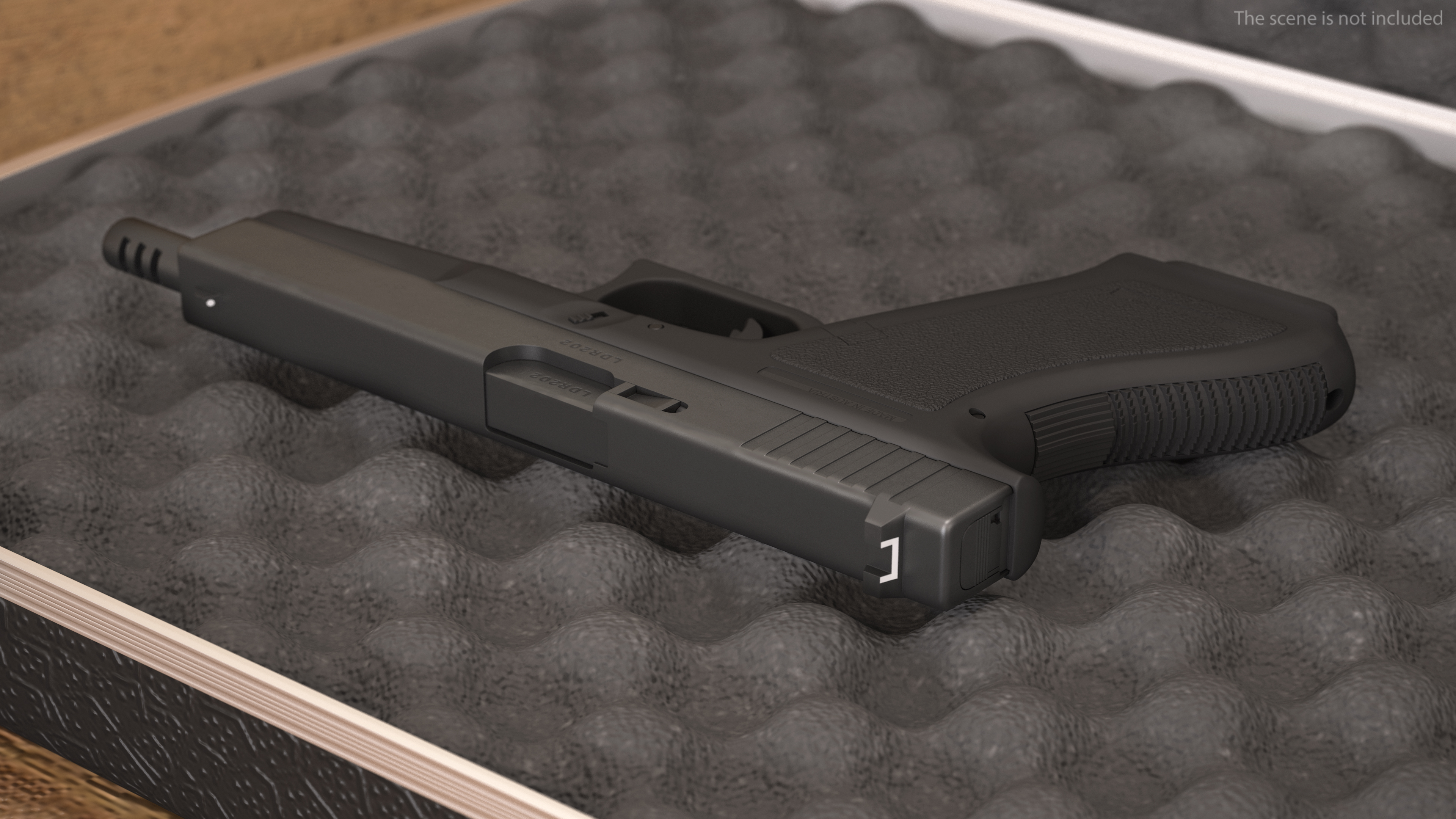 3D model Semiautomatic Pistol