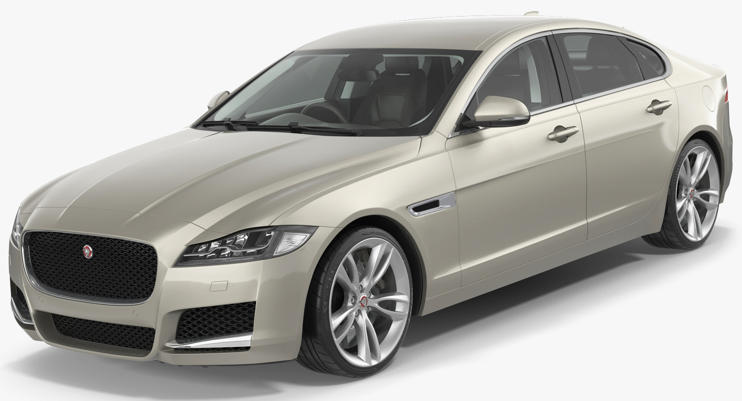 3D model Jaguar XF Simple Interior