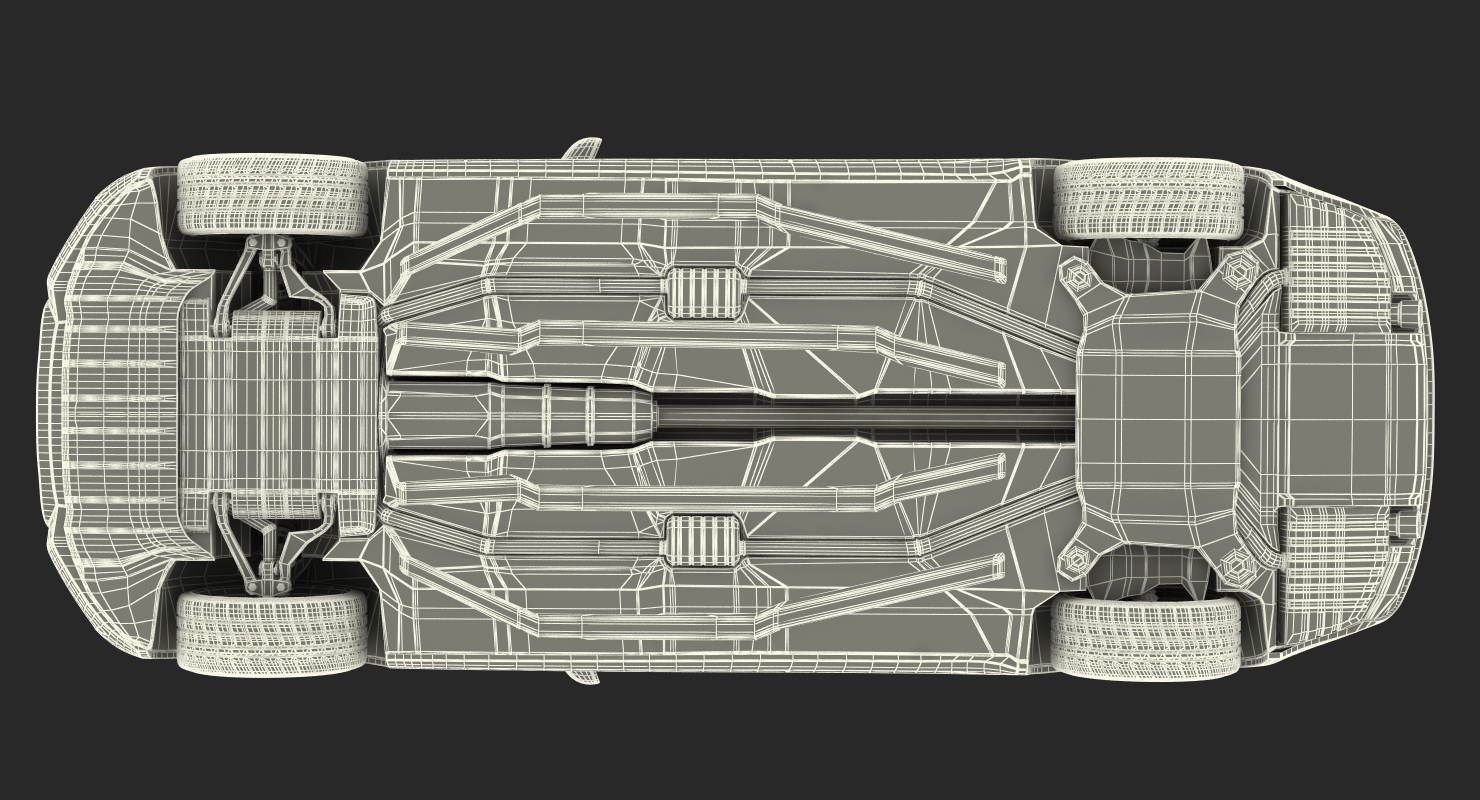 3D model Jaguar XF Simple Interior