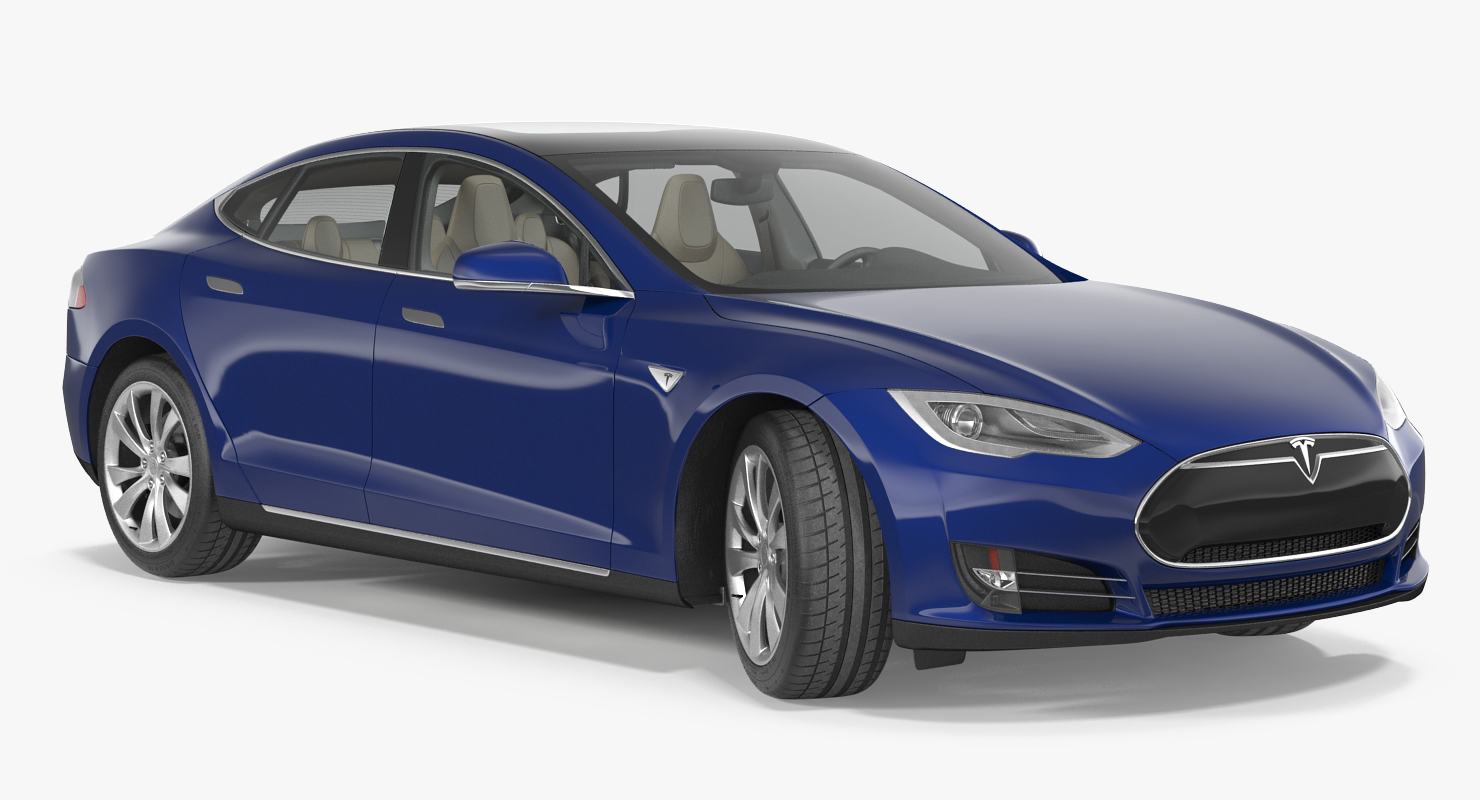 Tesla Model S 75D 2015 3D