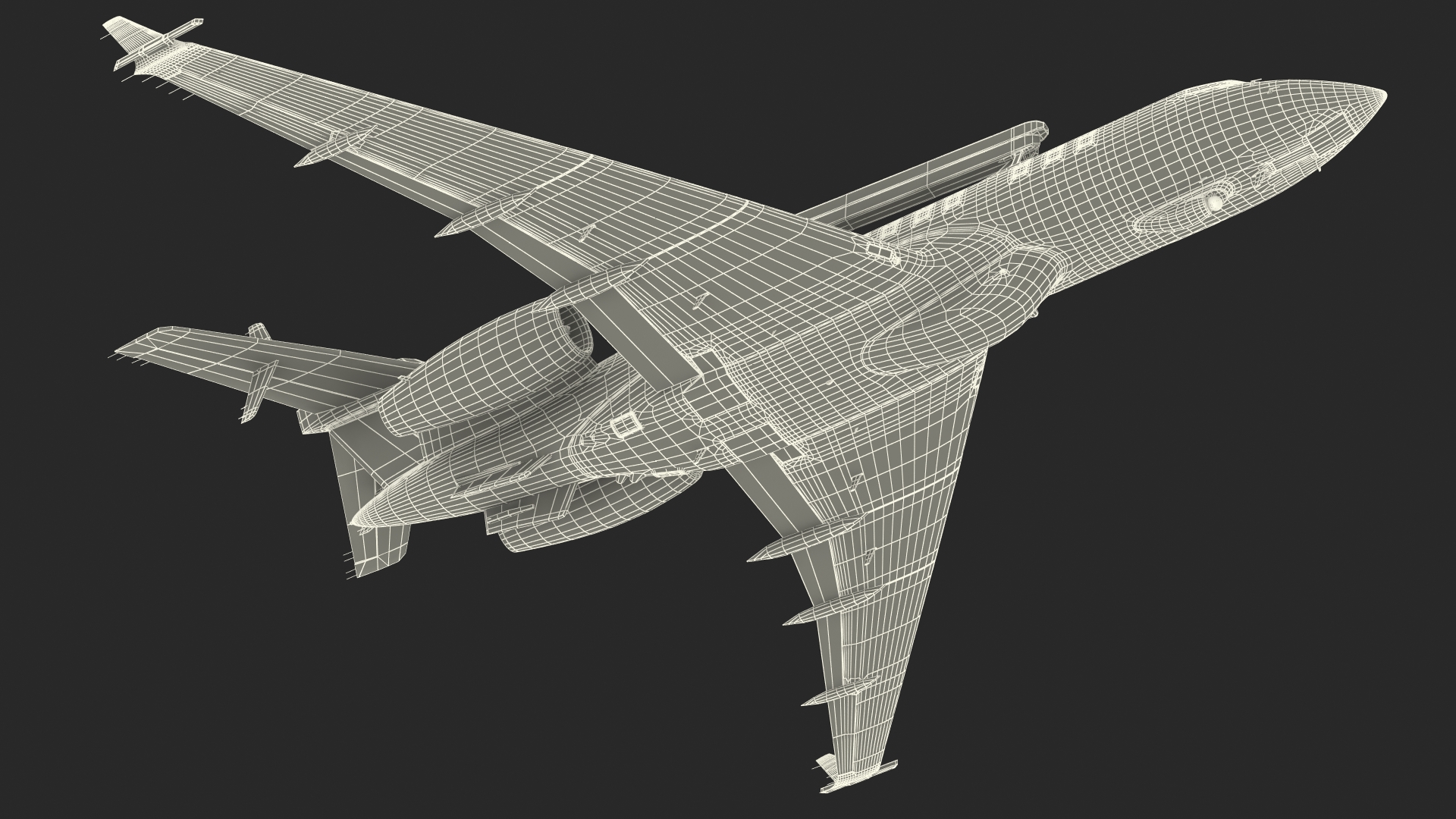 3D Multi Role AEW&C SE-RMY in Flight model