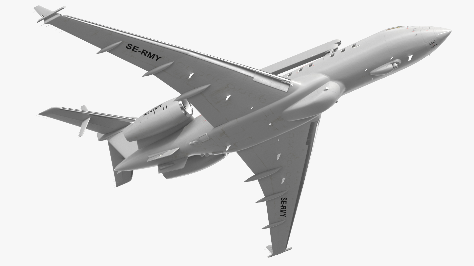 3D Multi Role AEW&C SE-RMY in Flight model