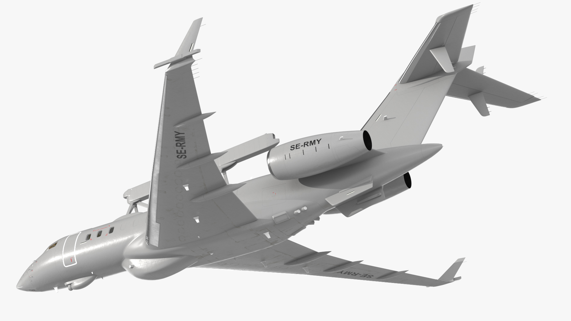 3D Multi Role AEW&C SE-RMY in Flight model