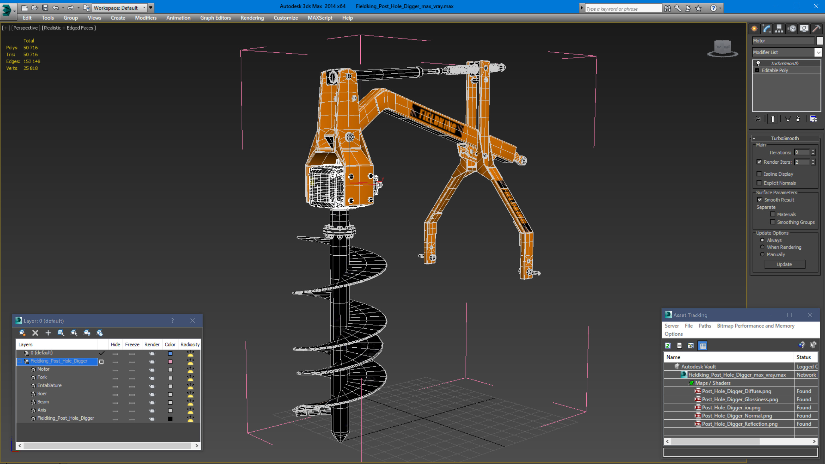 3D Fieldking Post Hole Digger