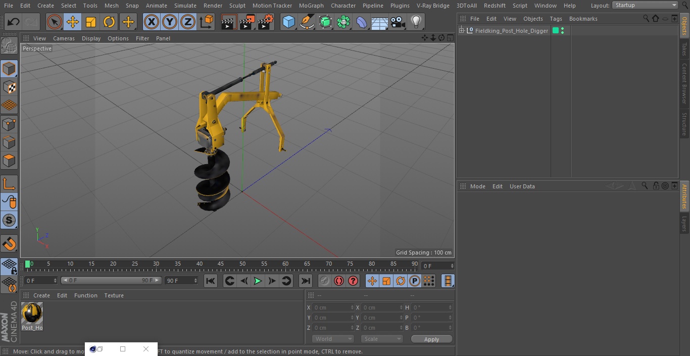 3D Fieldking Post Hole Digger