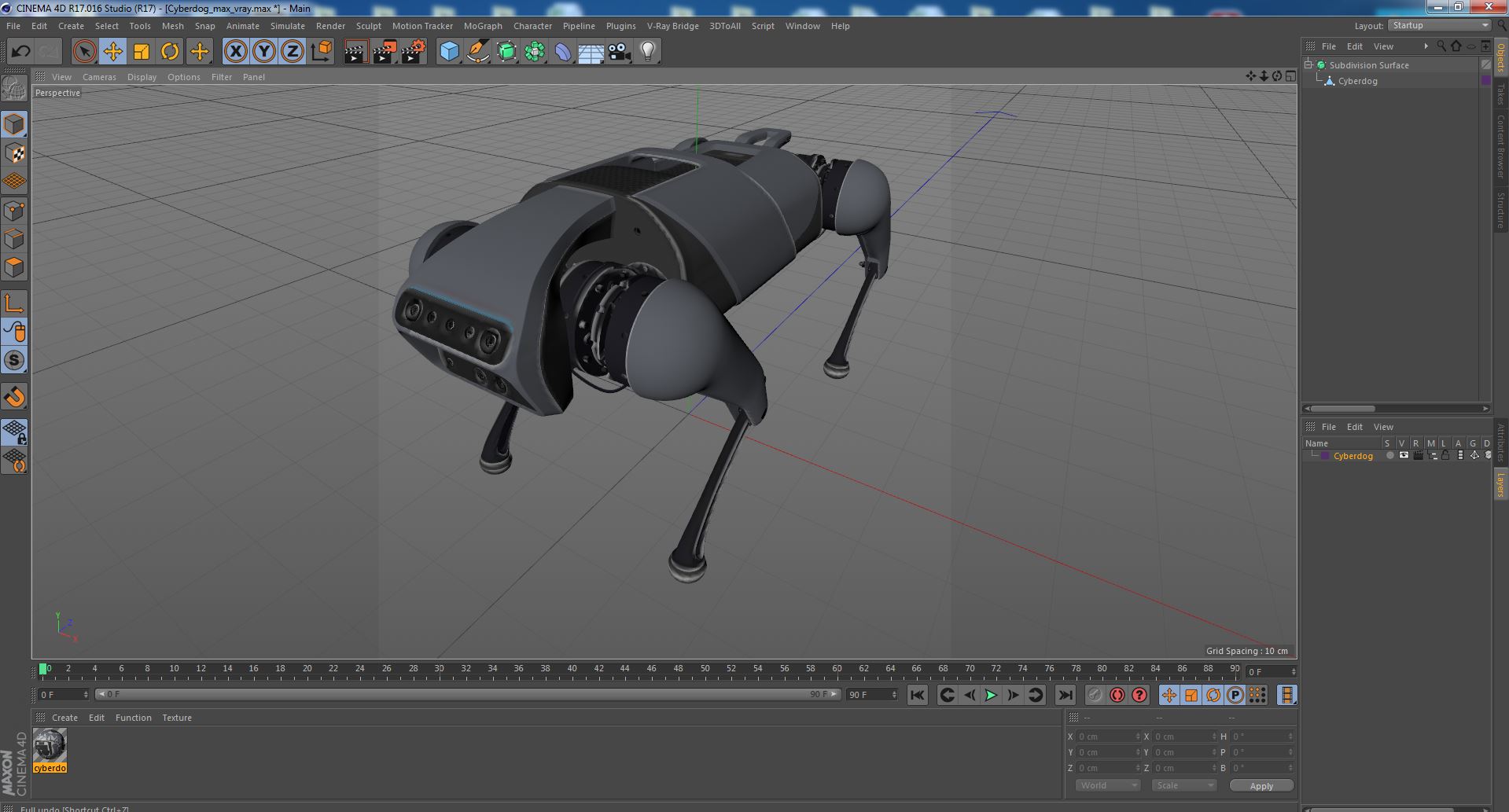 3D model Cyberdog