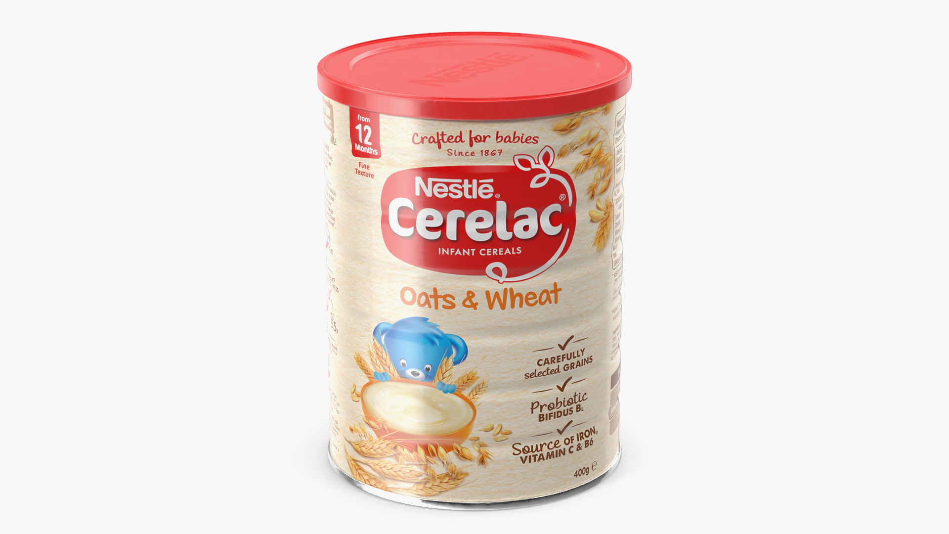 Nestle Cerelac Oats and Wheat 3D model