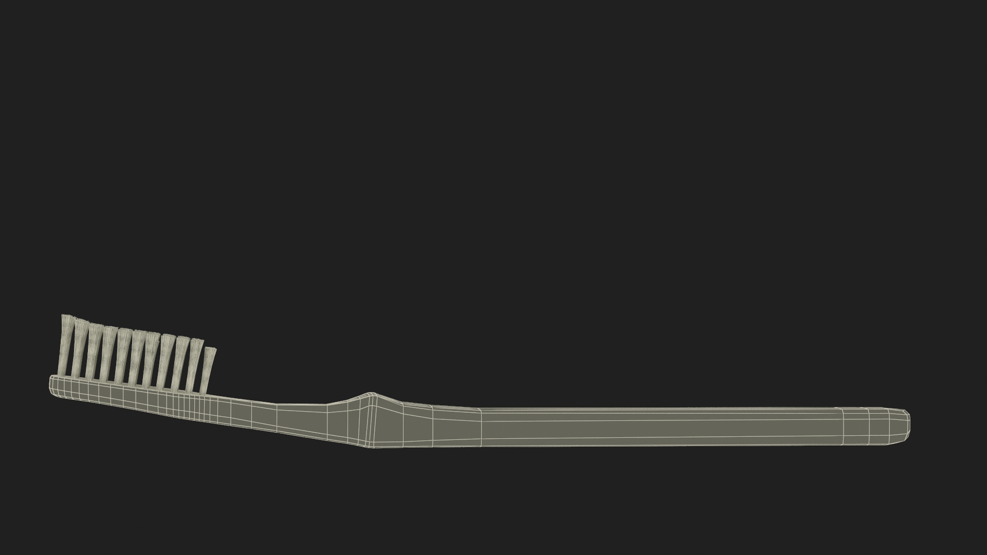 3D Dental Model with Toothbrush model