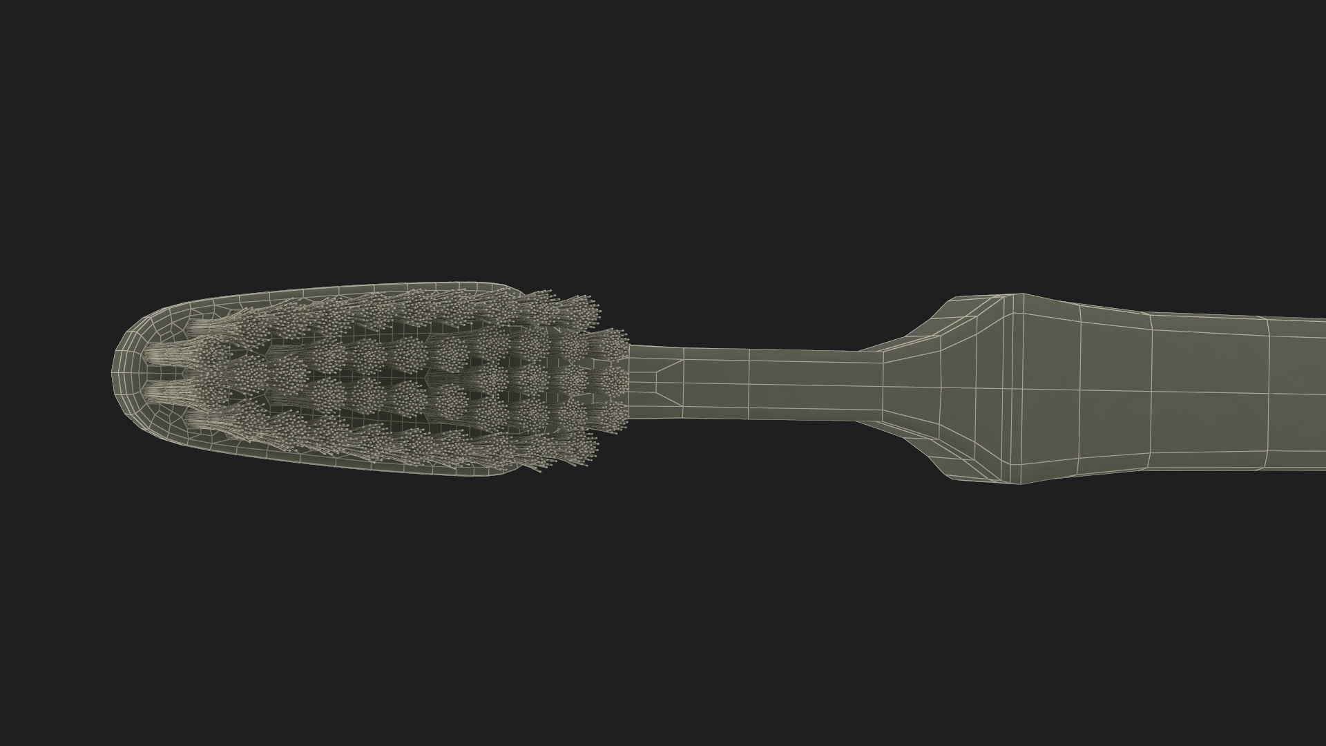 3D Dental Model with Toothbrush model