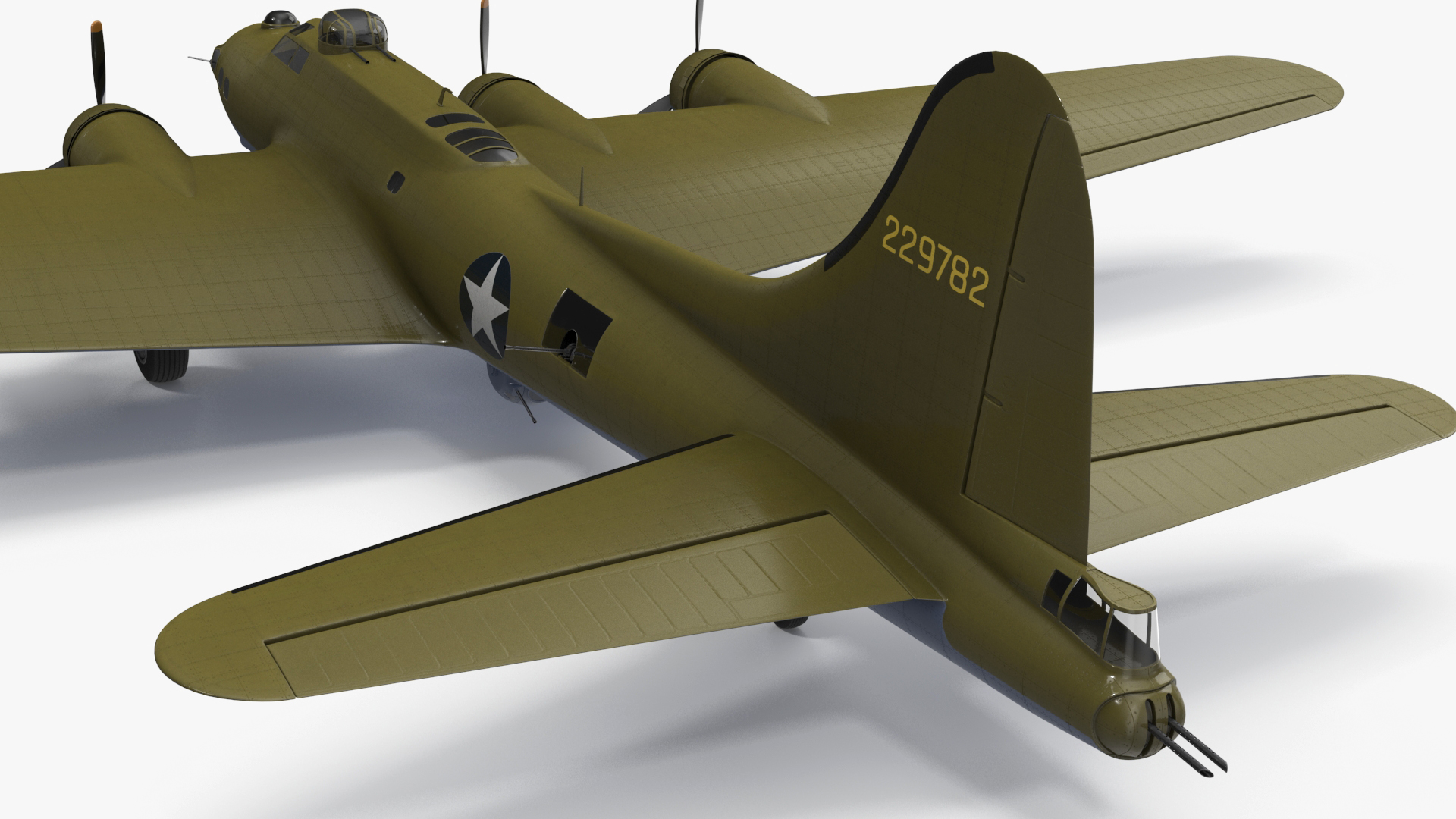 3D Boeing B-17 Bomber model