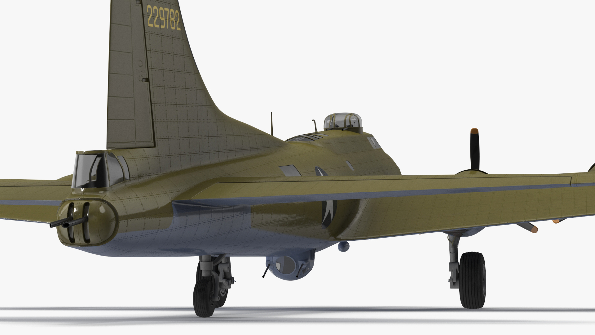 3D Boeing B-17 Bomber model