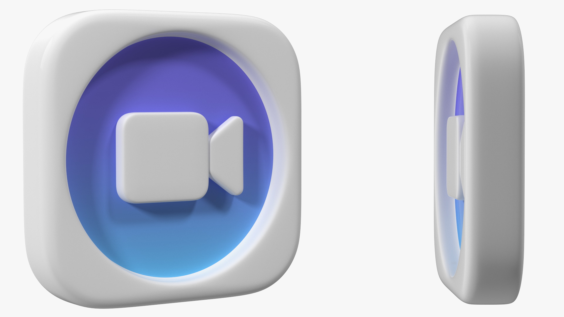 3D iPhone iOS Clips Icon