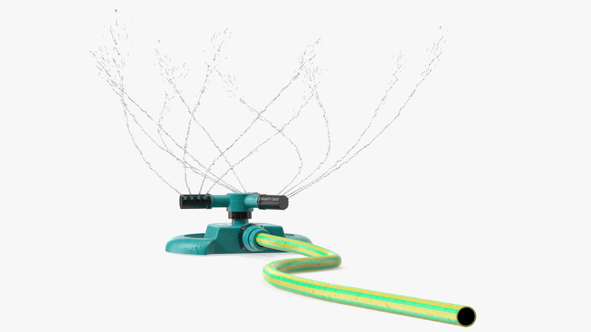 3D Garden Lawn Sprinkler with Trickles Water