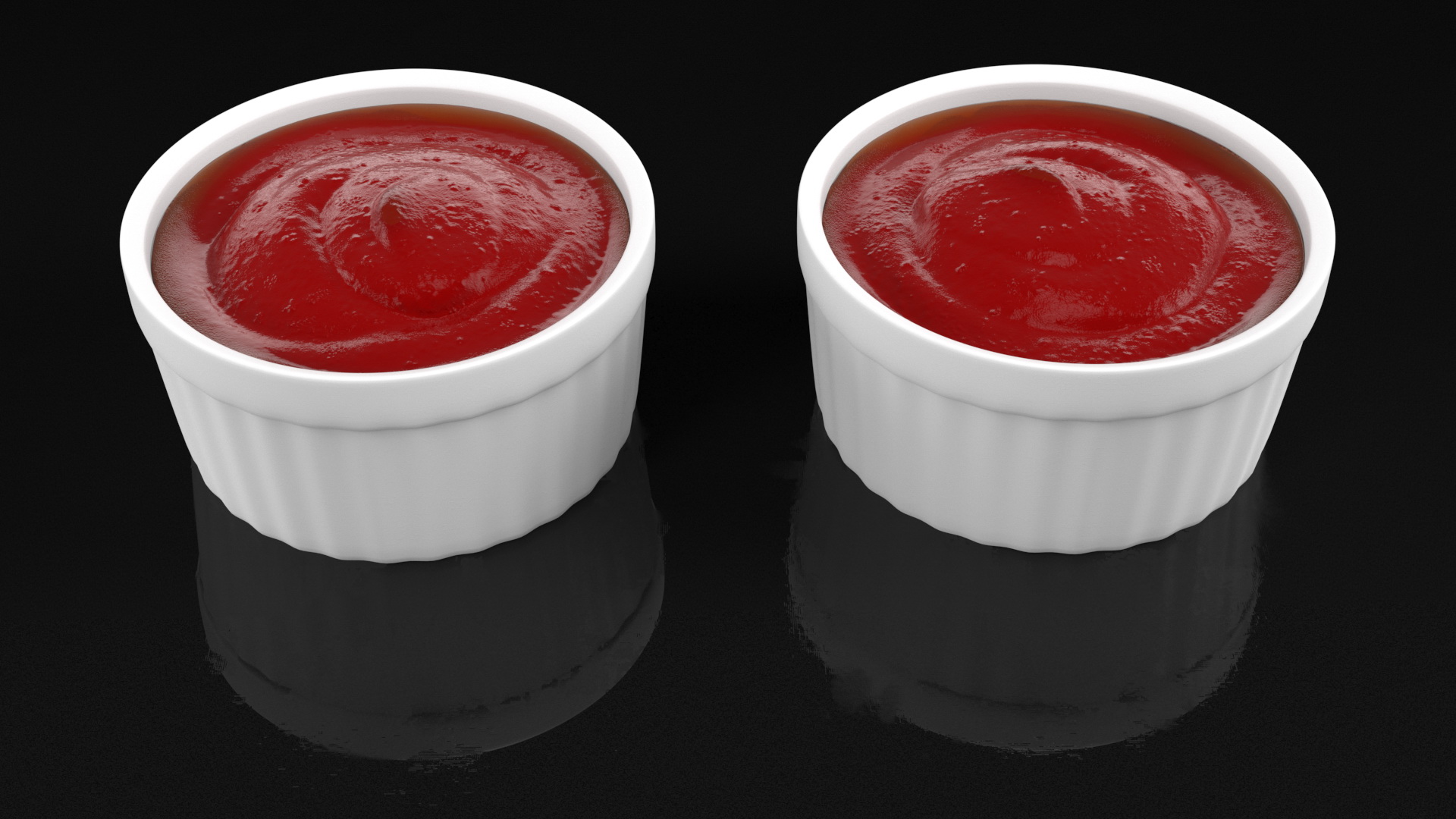 3D Tomato Ketchup In Gravy Boat model