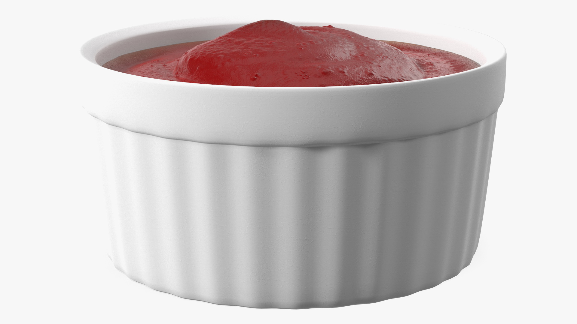 3D Tomato Ketchup In Gravy Boat model