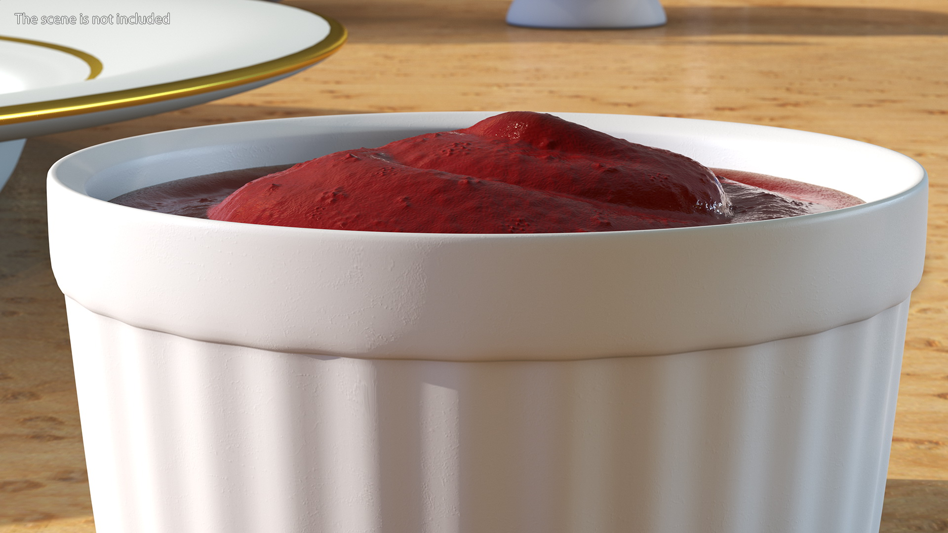 3D Tomato Ketchup In Gravy Boat model