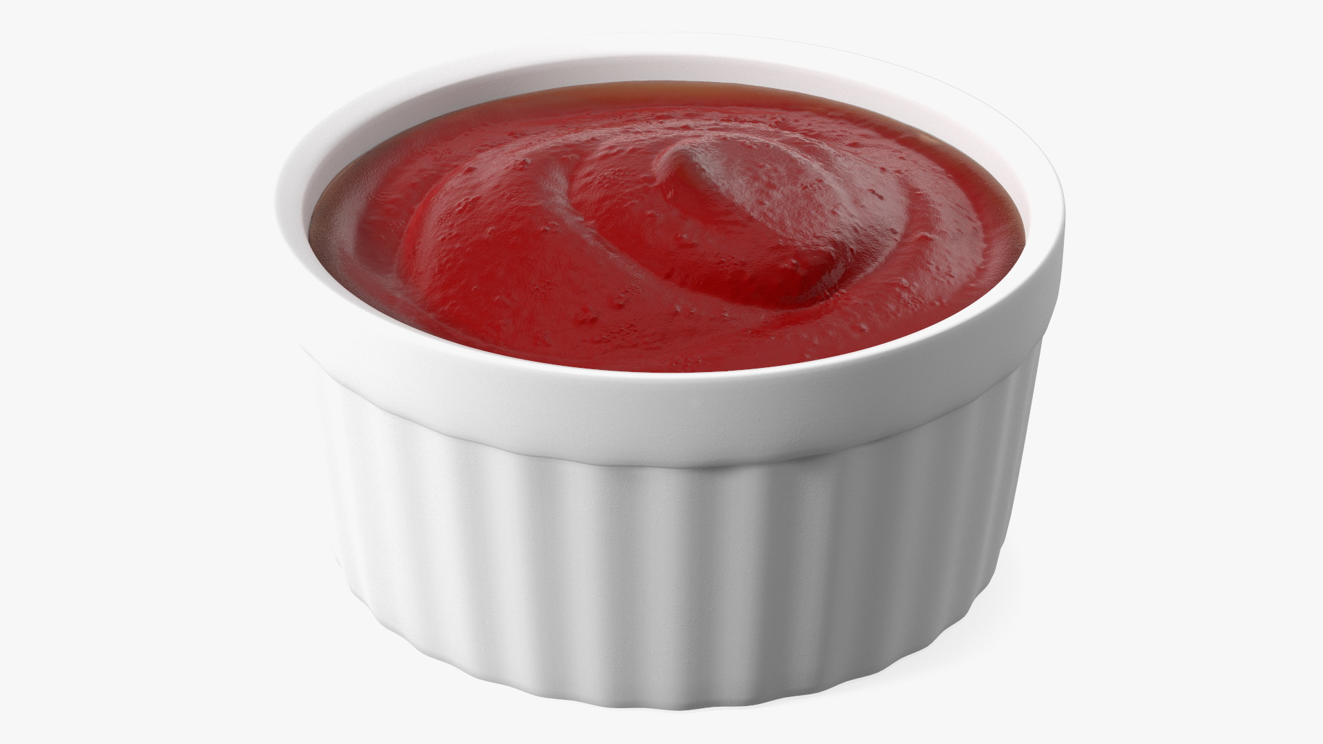 3D Tomato Ketchup In Gravy Boat model