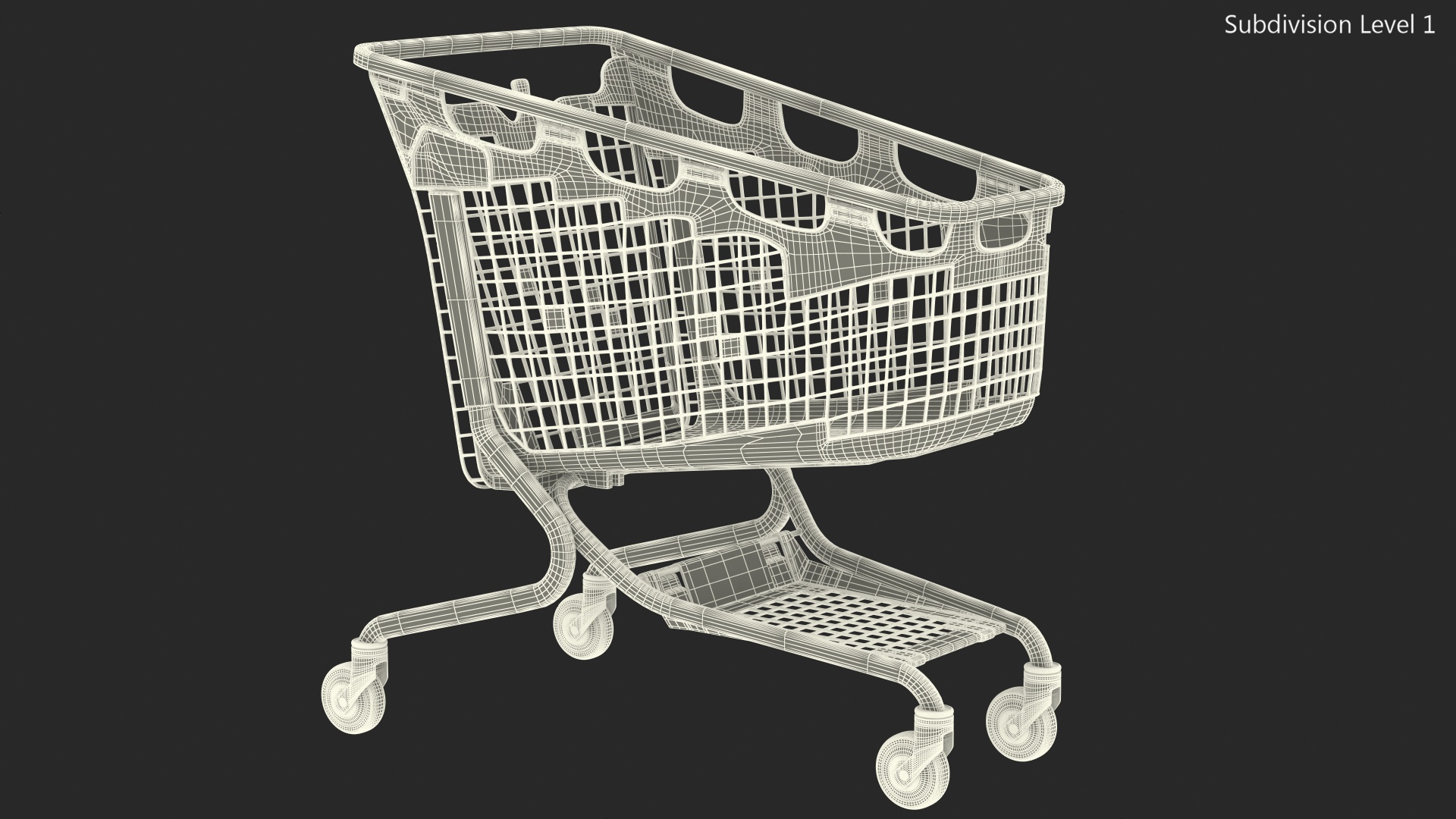 3D model Araven Shopping Cart LOOP 210L