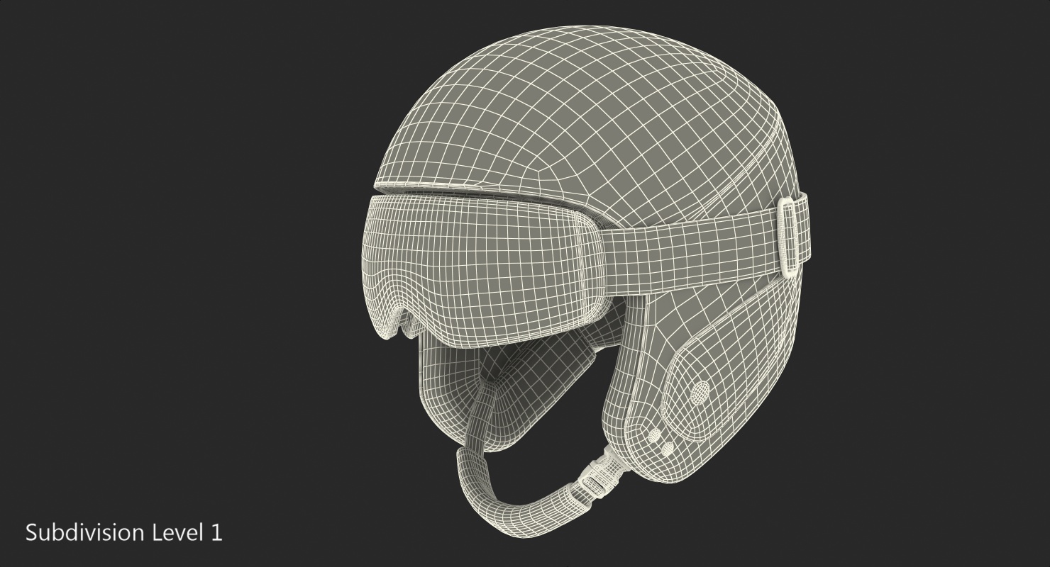 3D model Ski Helmet