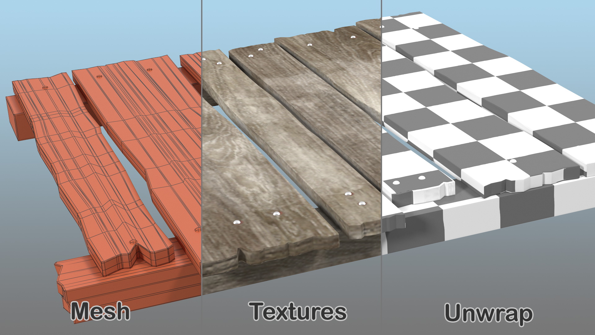 3D Wood Planks