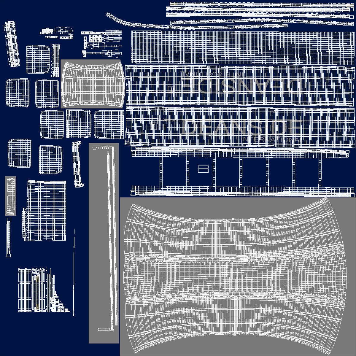 3D 40 Foot Shipping Container