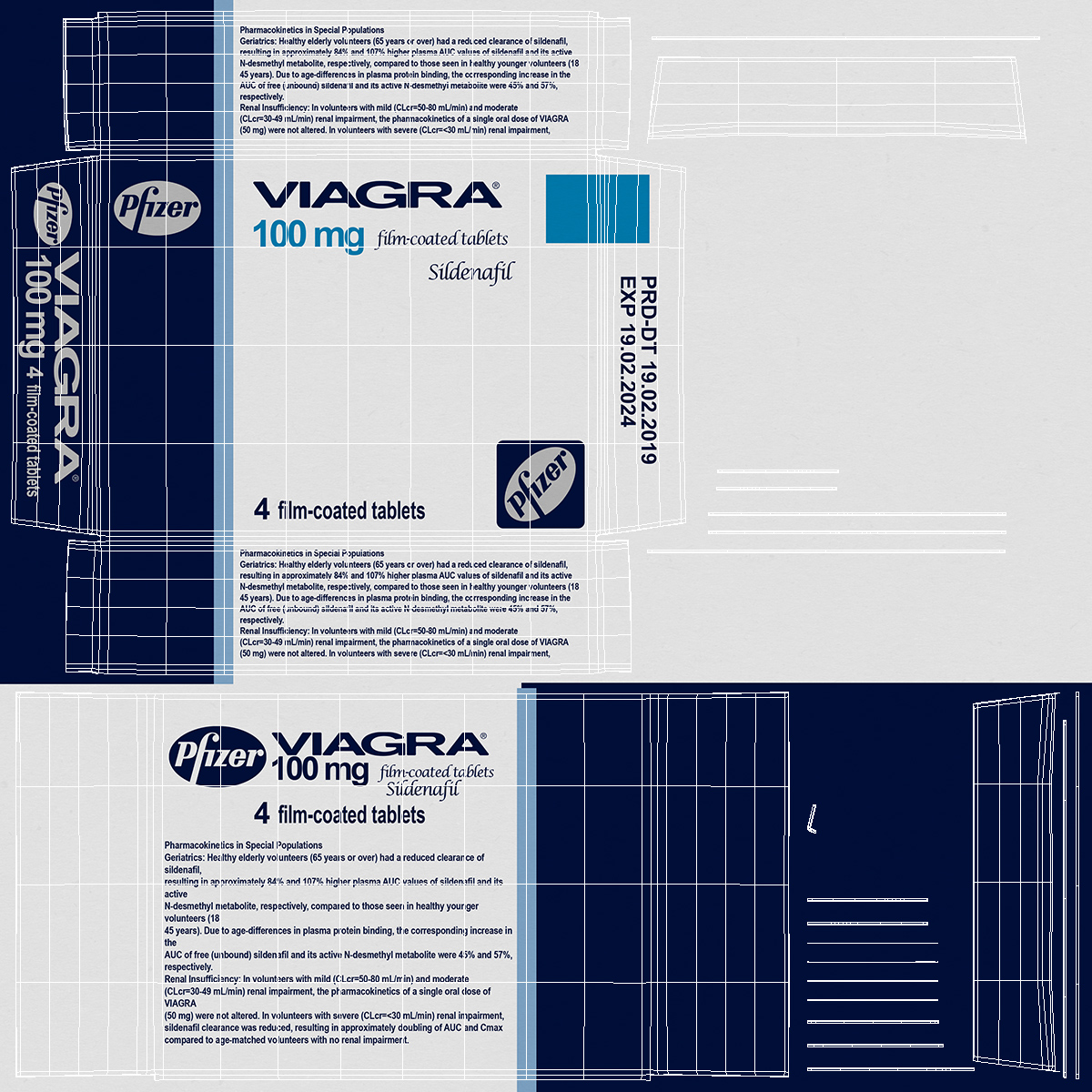 3D model Viagra Box