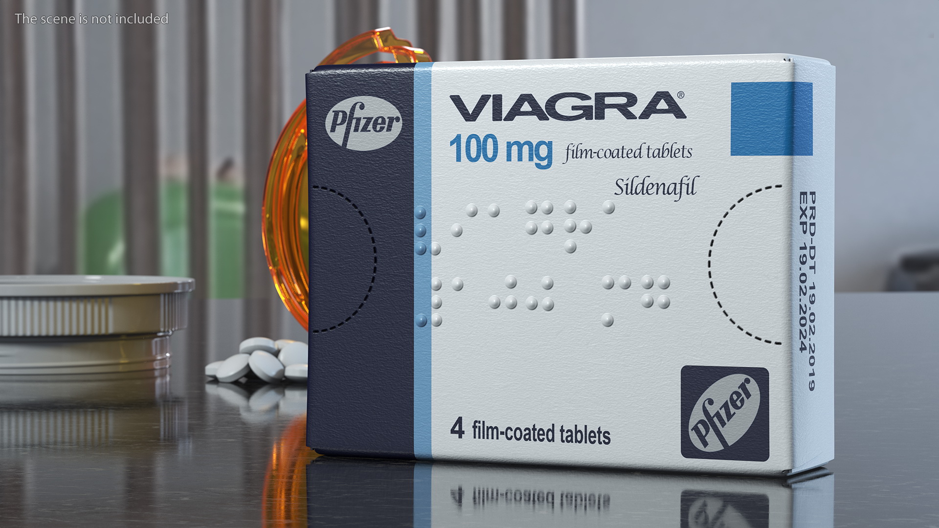 3D model Viagra Box