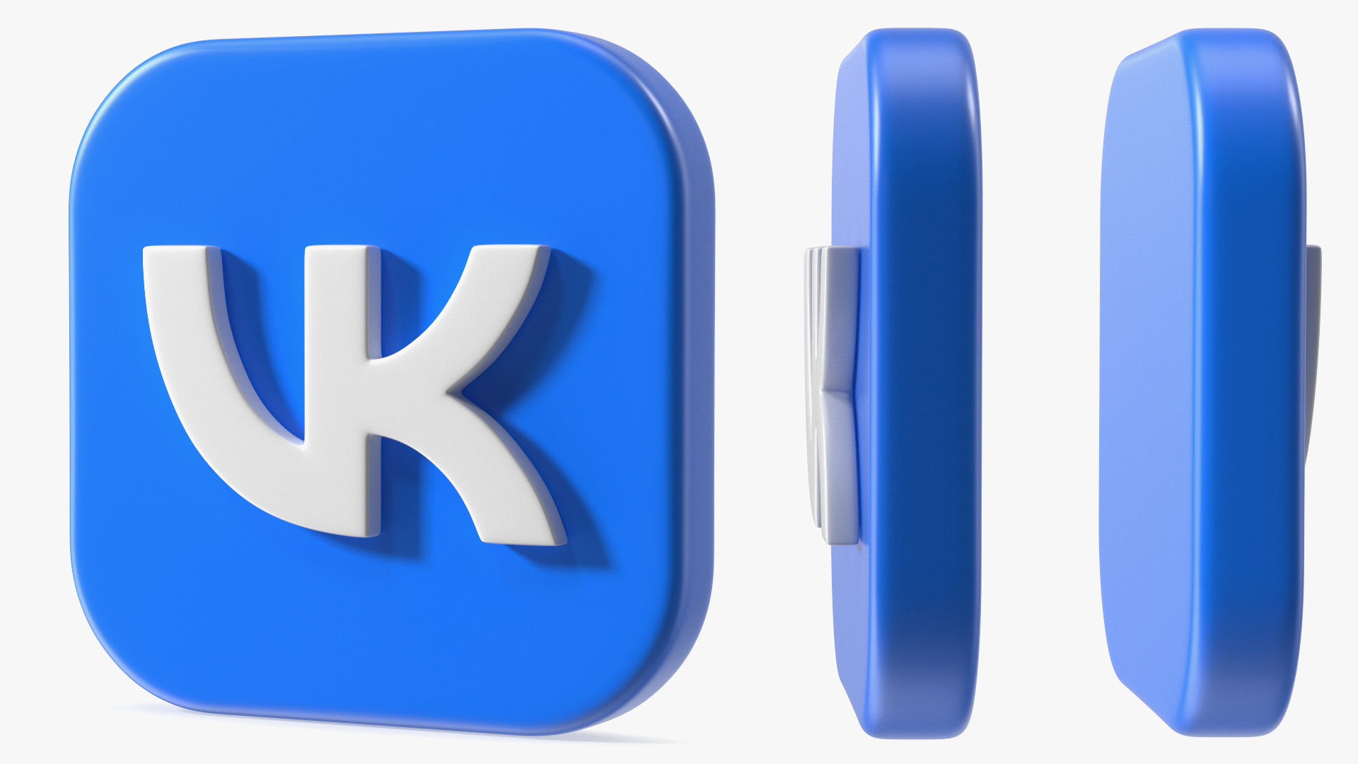 VK Icon 3D model