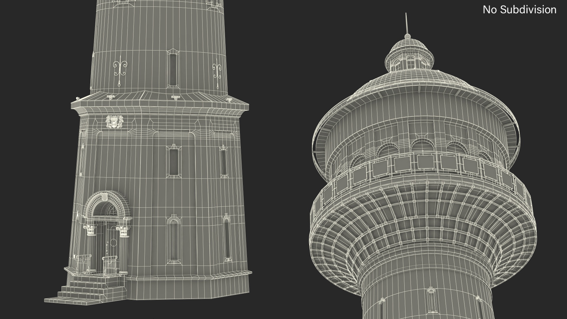 Old German Water Tower 3D