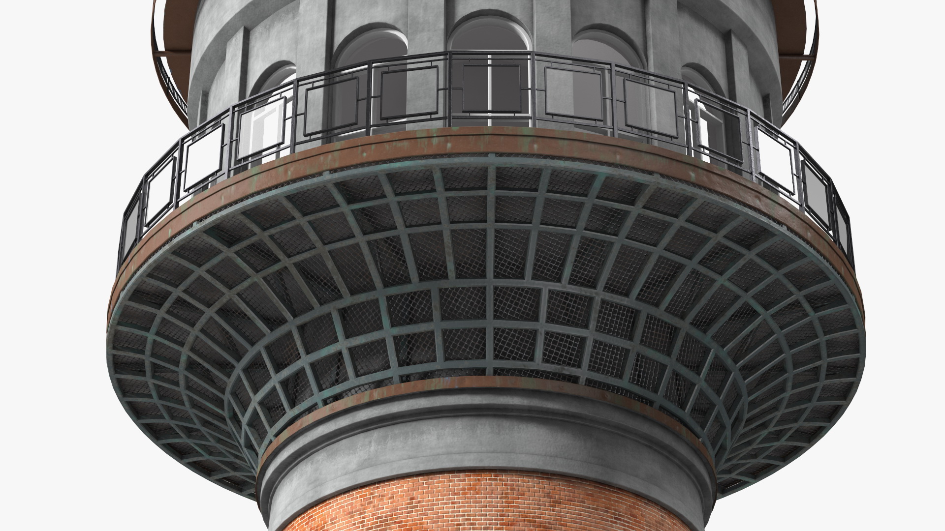 Old German Water Tower 3D