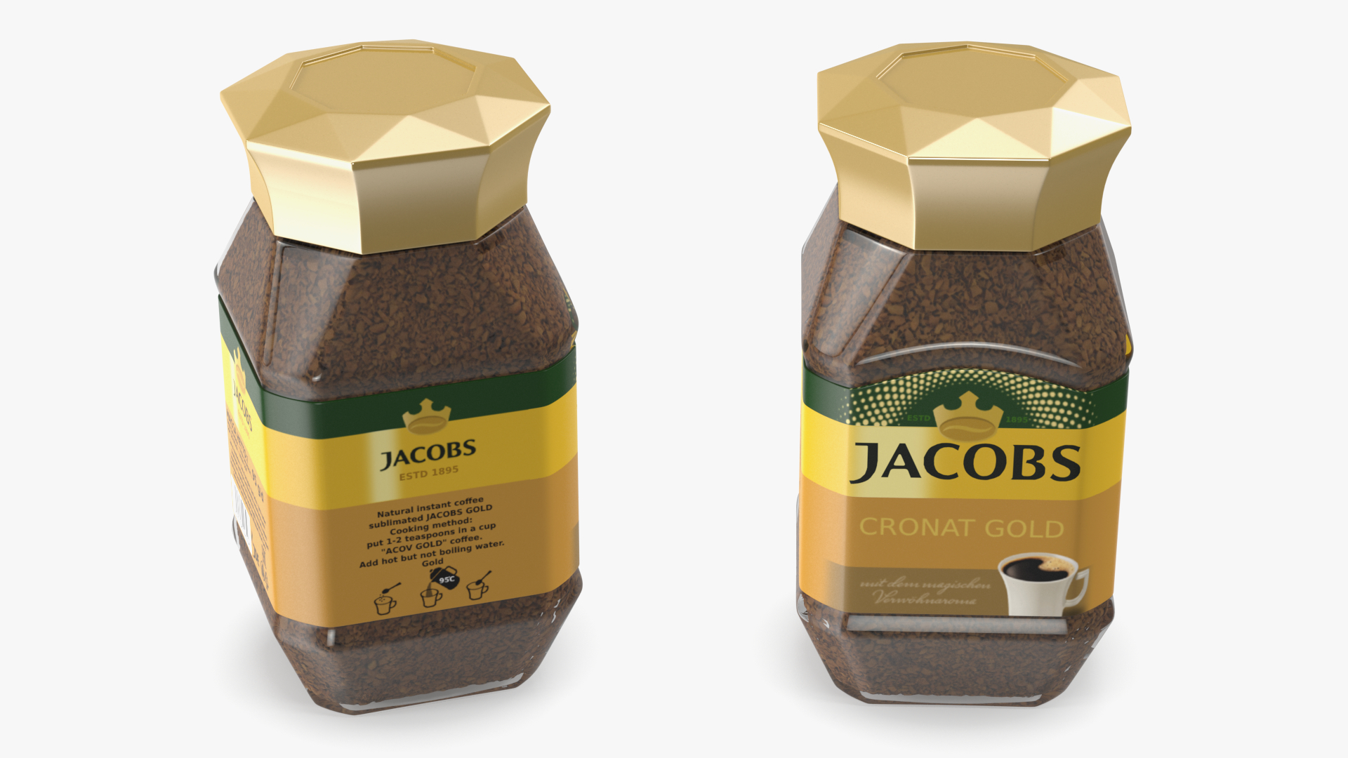 3D Jacobs Coffee 95g Jar