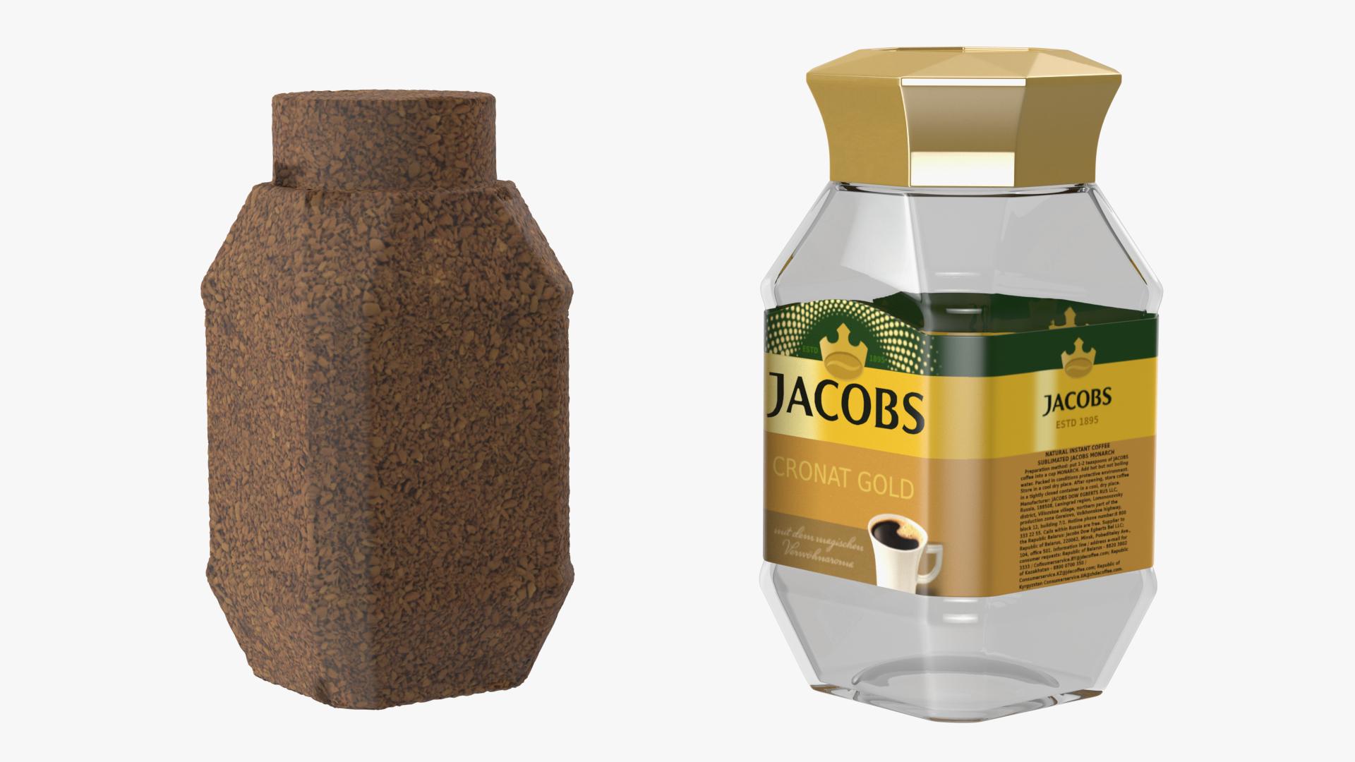 3D Jacobs Coffee 95g Jar