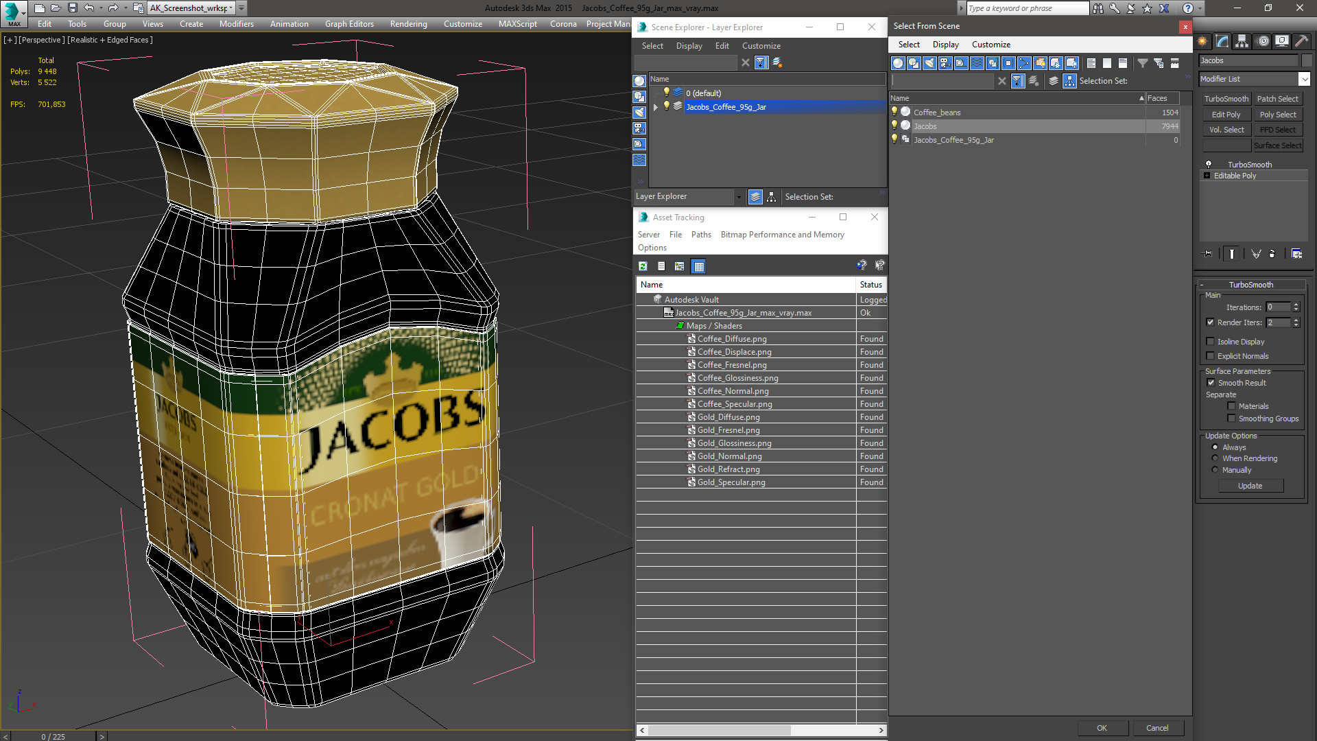 3D Jacobs Coffee 95g Jar