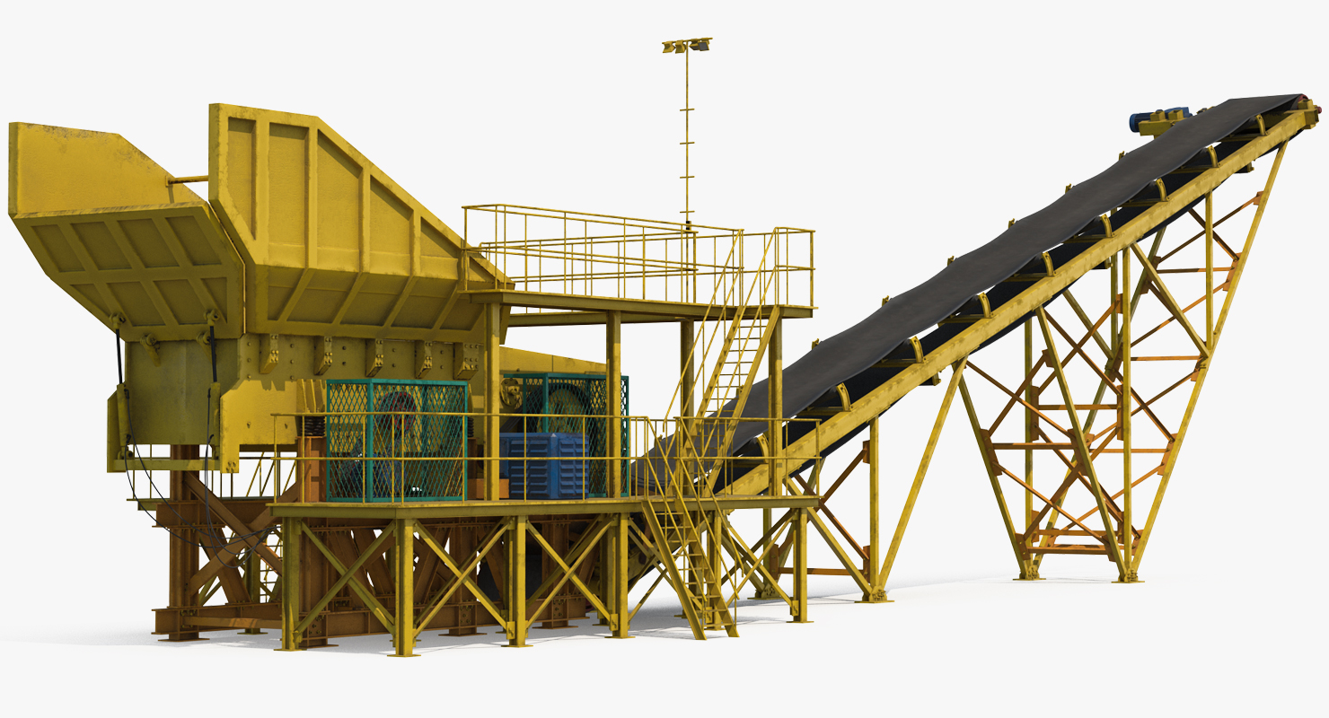 3D Stone Crusher Machine