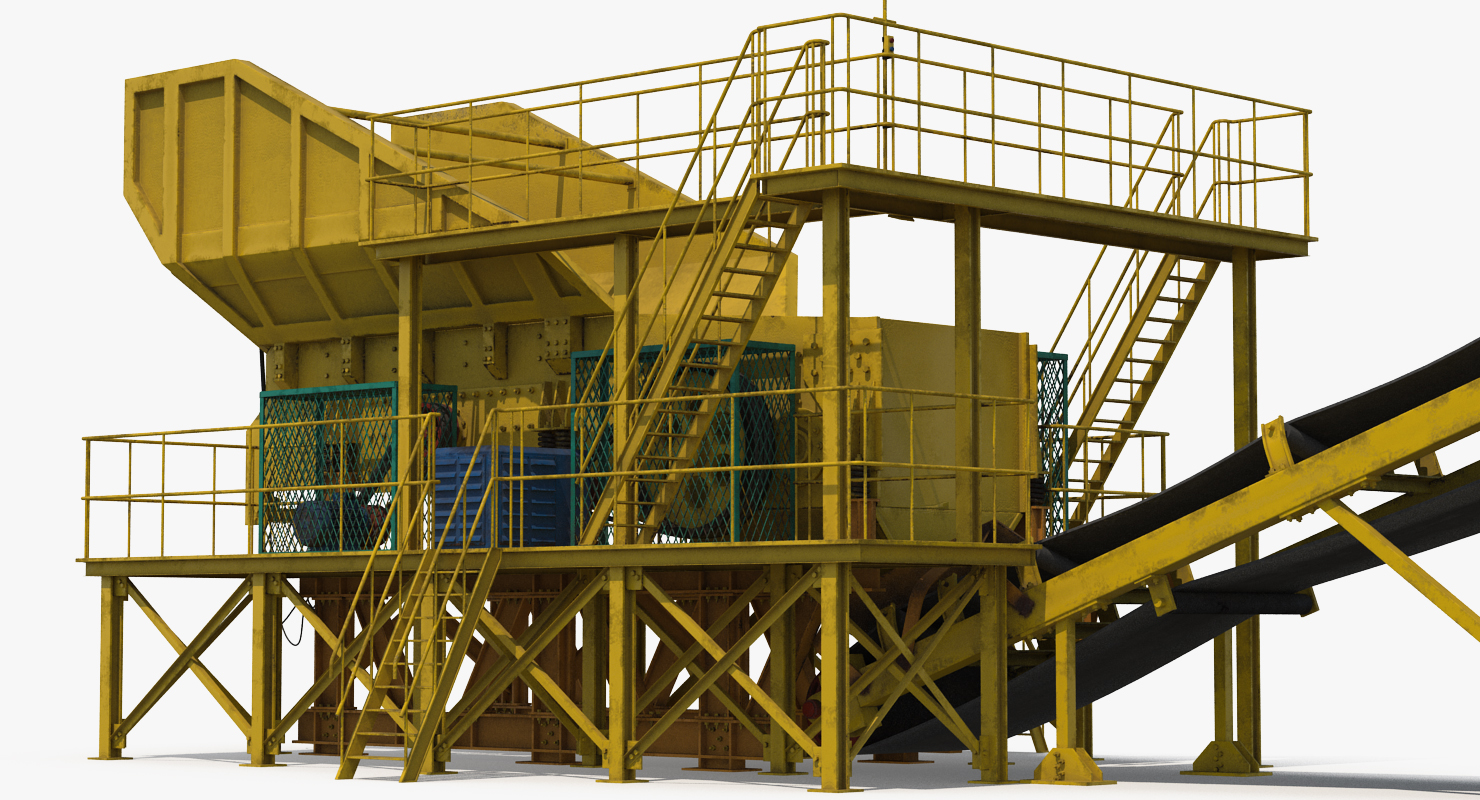 3D Stone Crusher Machine