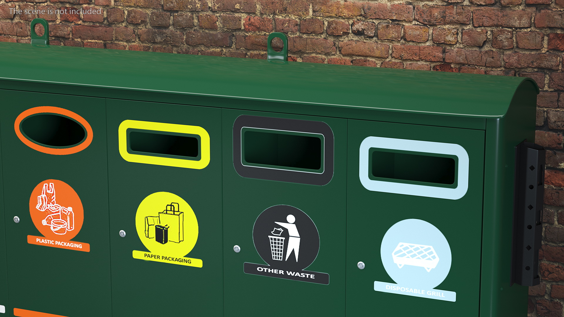 3D model Public Space Recycling Station