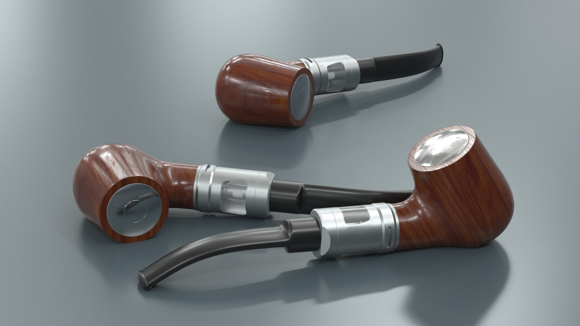 3D Electronic Classic Smoking Pipe