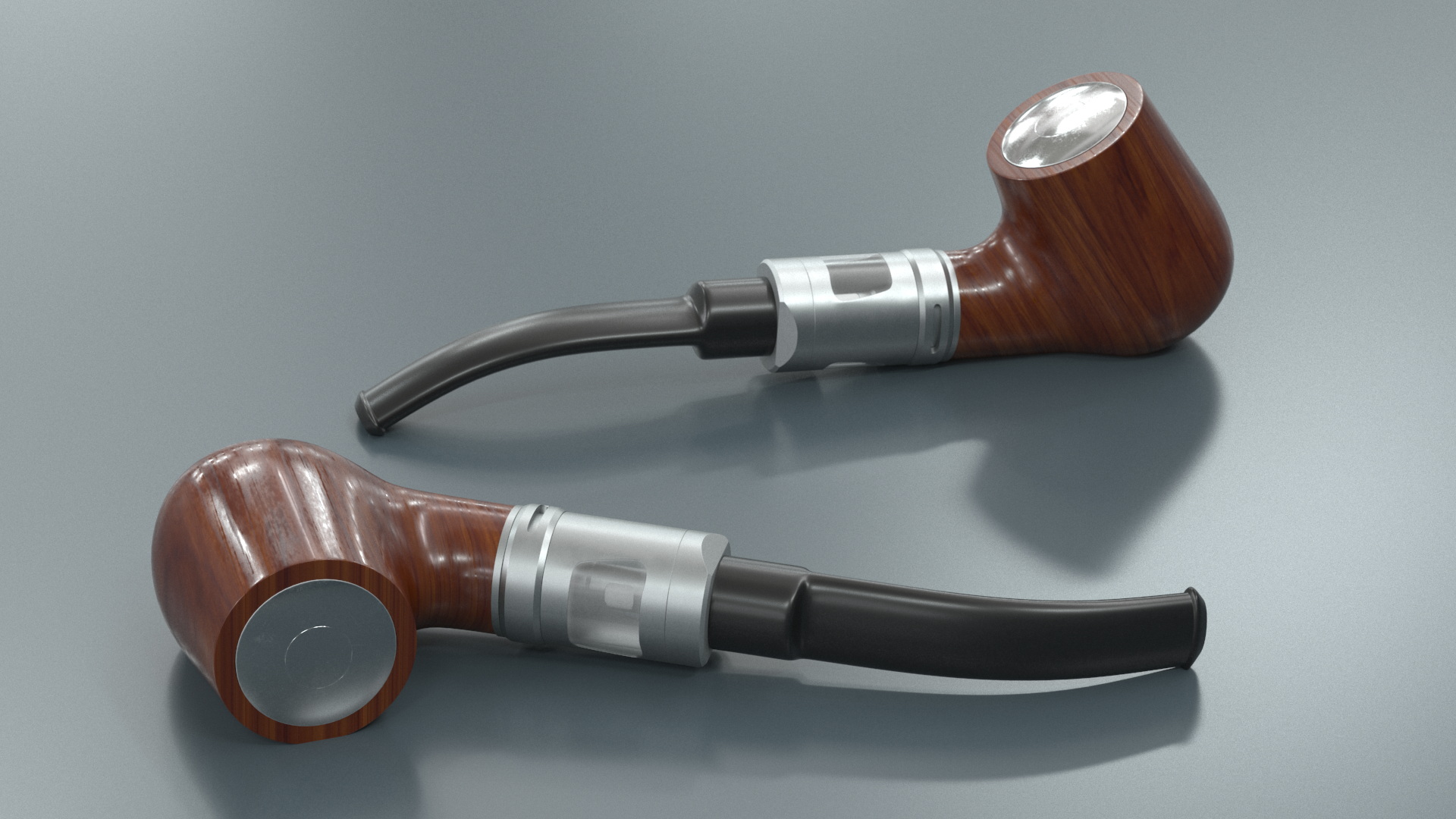 3D Electronic Classic Smoking Pipe