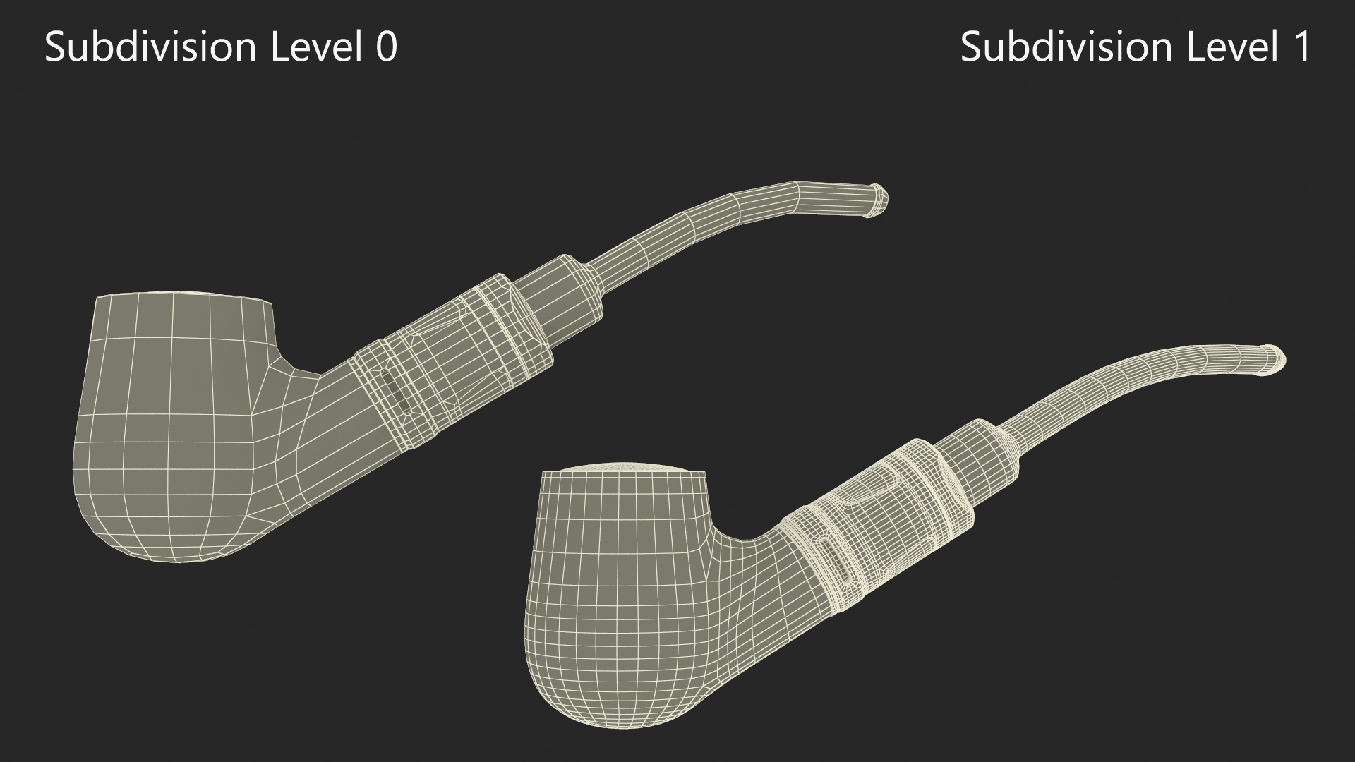 3D Electronic Classic Smoking Pipe