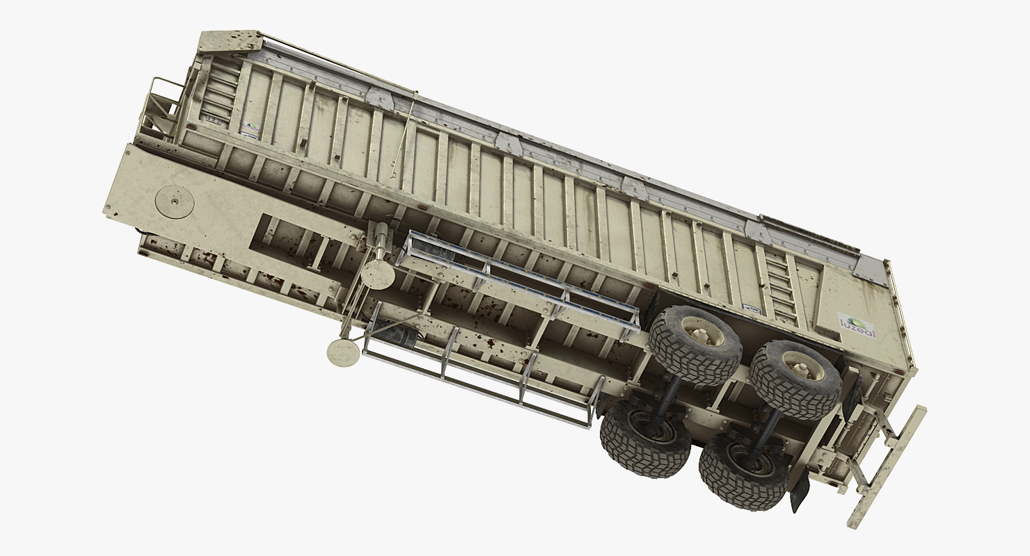 3D Harvester Trailer Dirty model