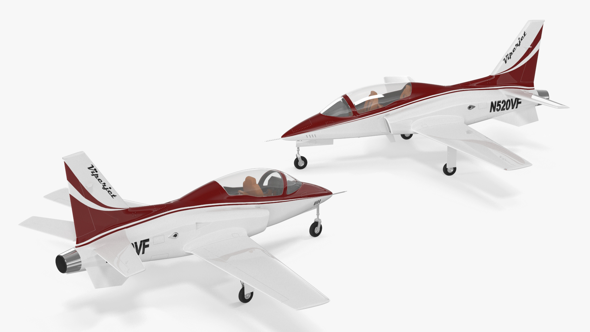 Private Jet Aircraft ViperJet 3D model