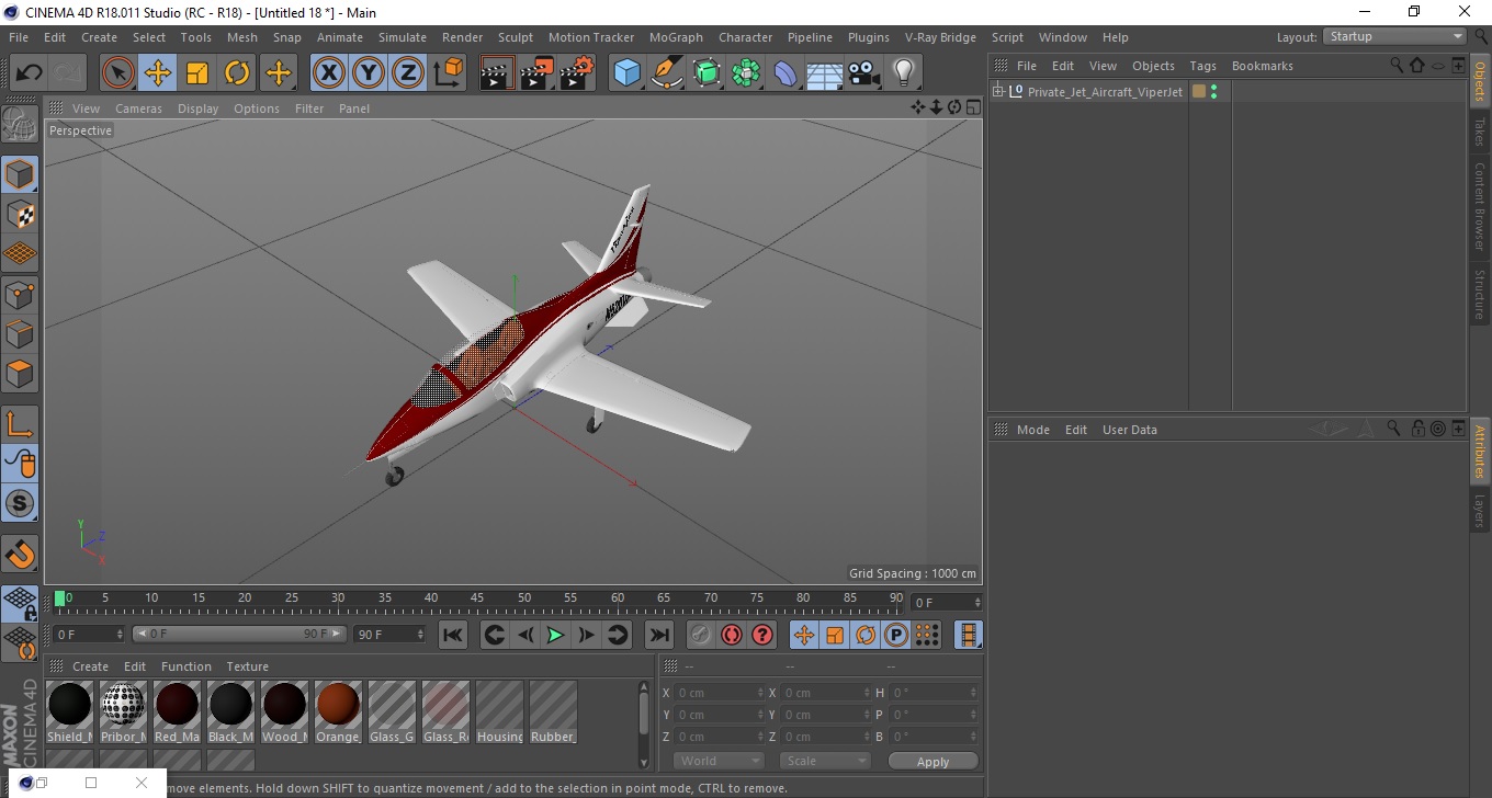 Private Jet Aircraft ViperJet 3D model