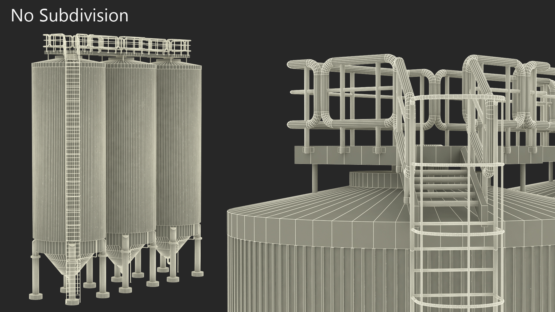 3D model Industrial Fermentation System