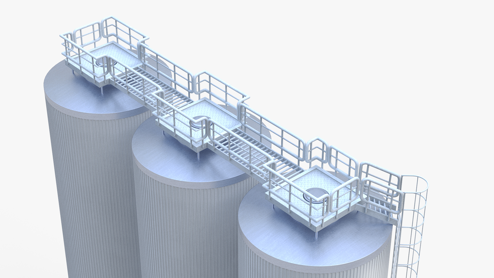 3D model Industrial Fermentation System