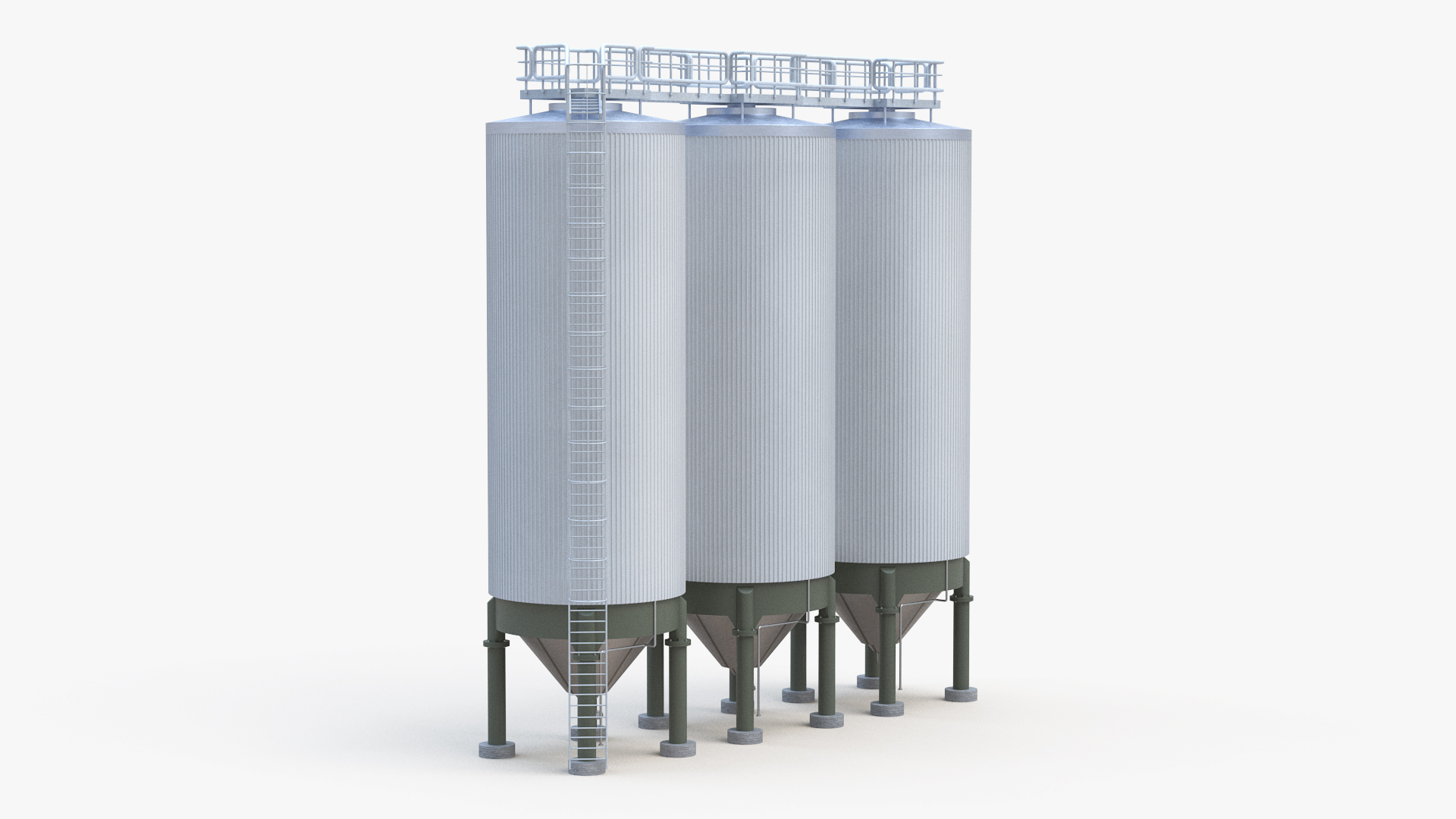 3D model Industrial Fermentation System