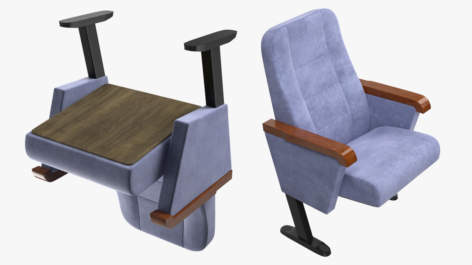 3D Cinema Chair Lilac model