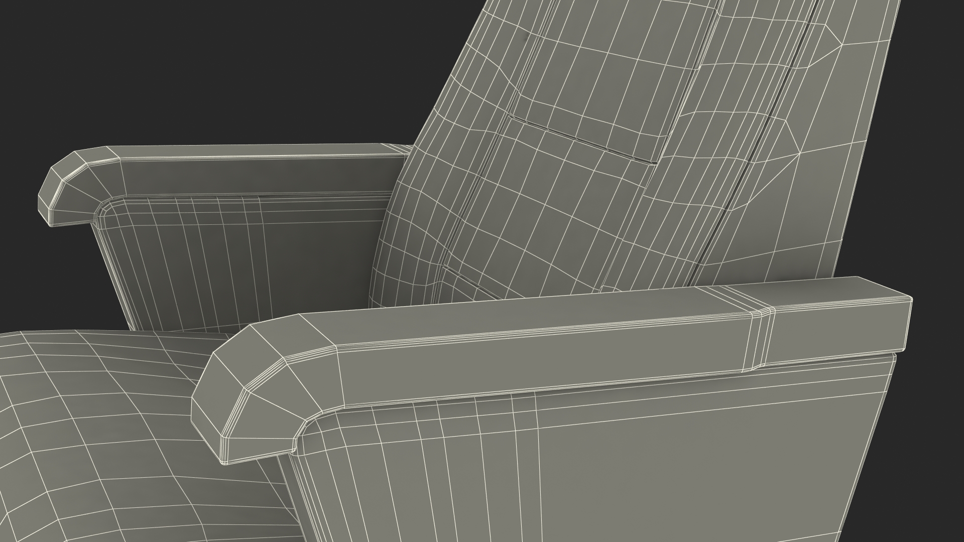 3D Cinema Chair Lilac model